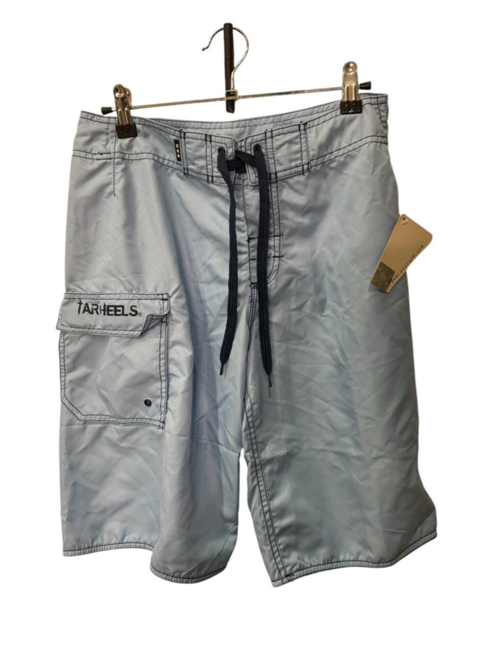 Tarheels CSS NWT men's cargo board shorts with pocket size 28